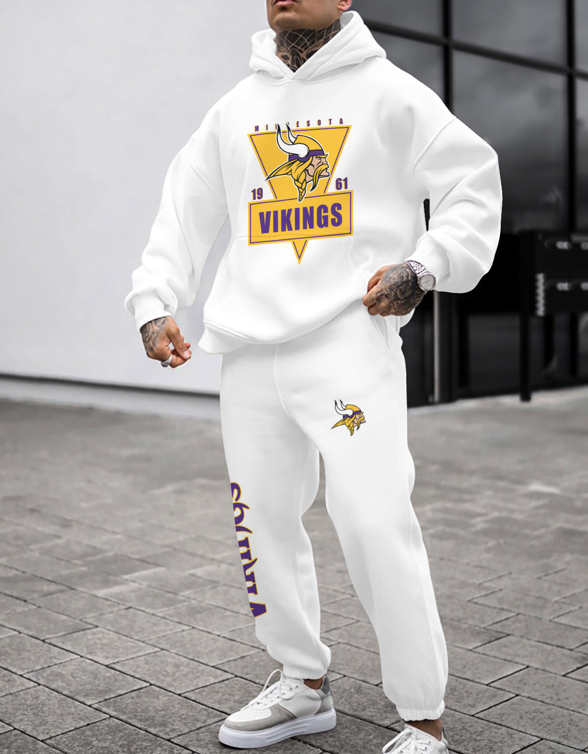 Minnesota Vikings Combo Pullover Hoodie And Sweatpants AZBTPHSP000138