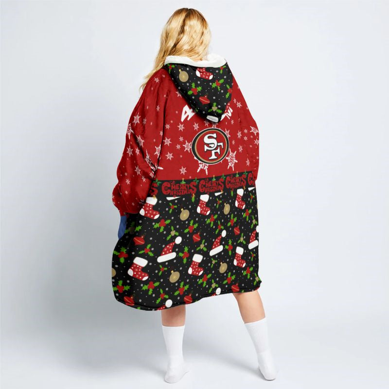 San Francisco 49ers Snug Hoodie AZBTSNH000004
