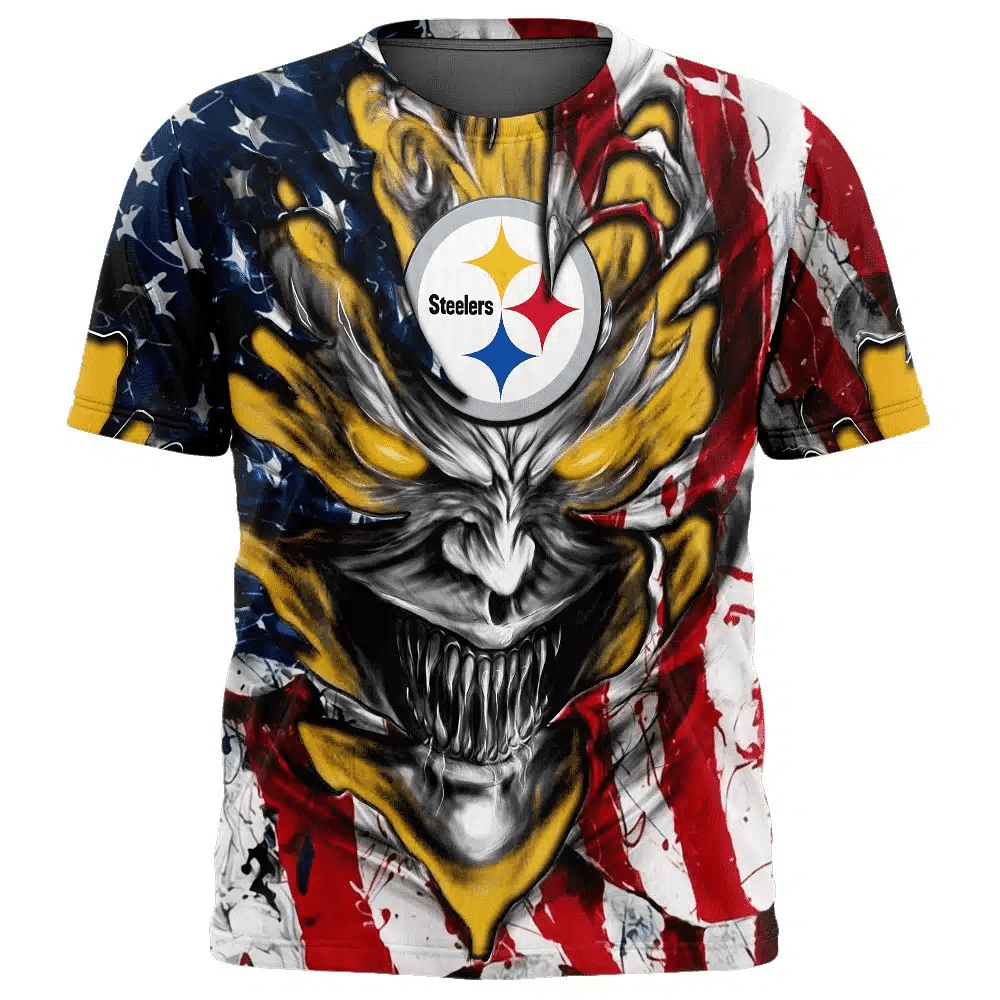 Pittsburgh Steelers All Over Printed T-shirt Sweatshirt Hoodie AZCHD594