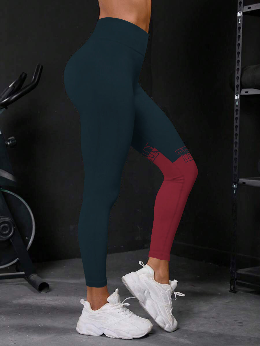 Houston Texans High Waist Push Up Printed Leggings (3)