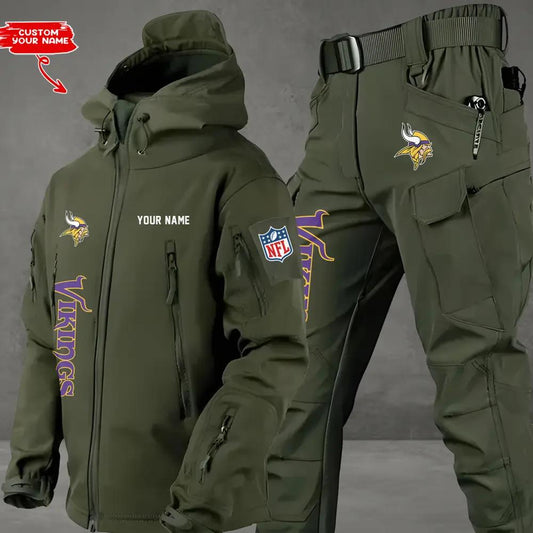 Minnesota Vikings Outdoor Jacket and Pants 000018
