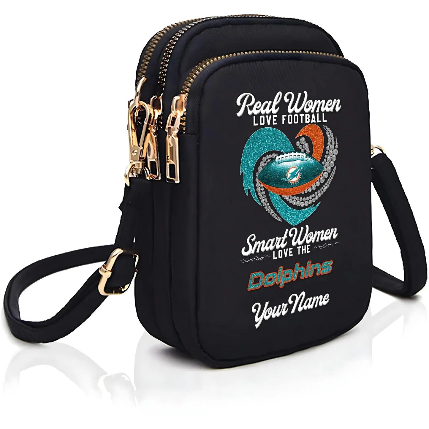 Miami Dolphins Mini Crossbody Bag for Women New Trending 2025 AZBT2DMCB000066