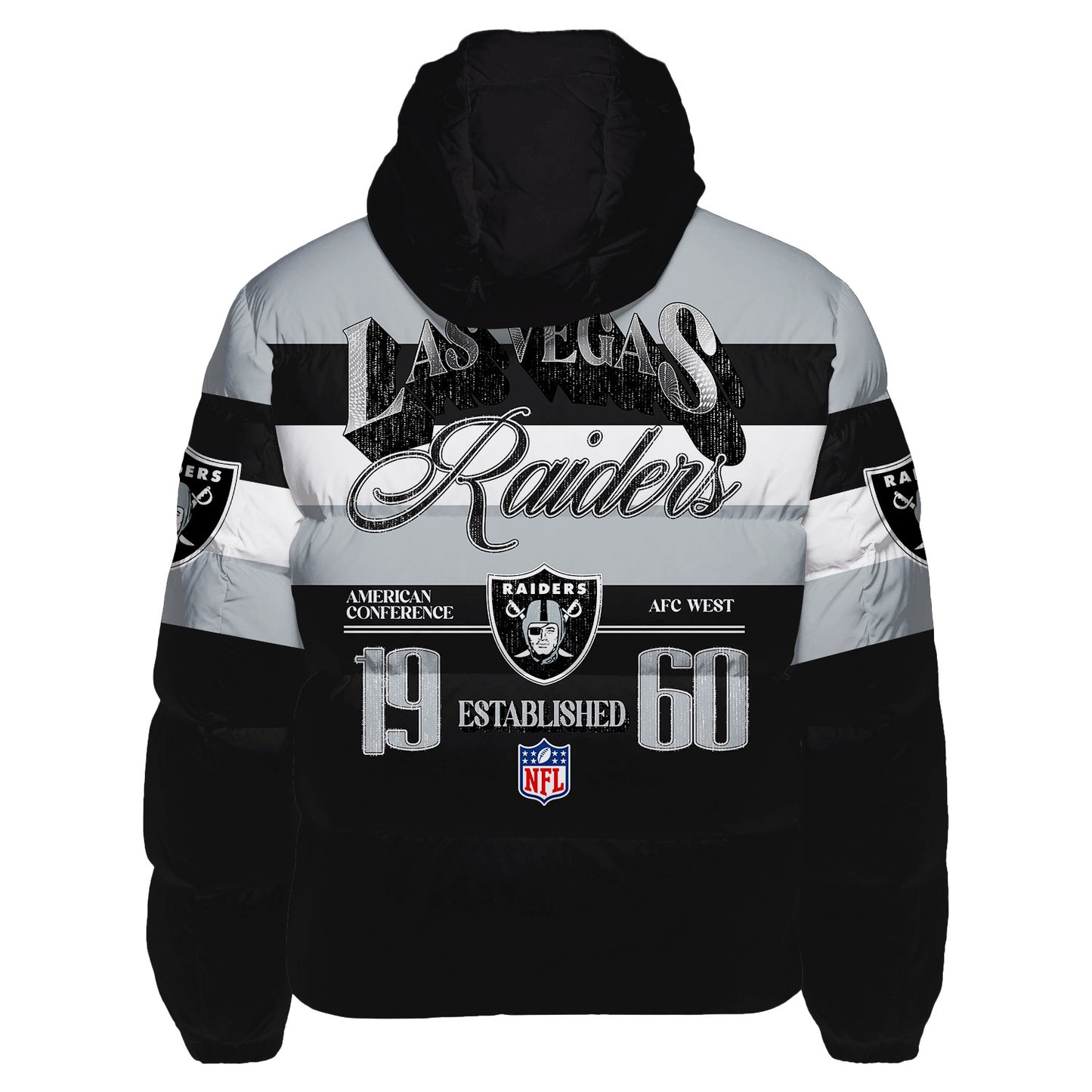 Las Vegas Raiders CozyCloud Down Jacket AZBTDWJ000372