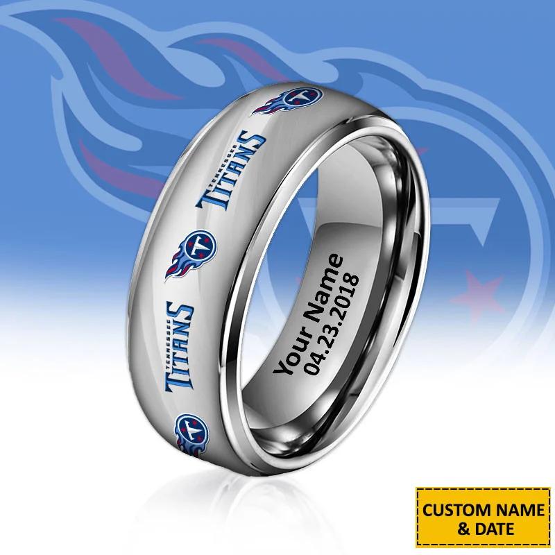 Tennessee Titans Special Stainless Ring Custom Name AZBTSR000047