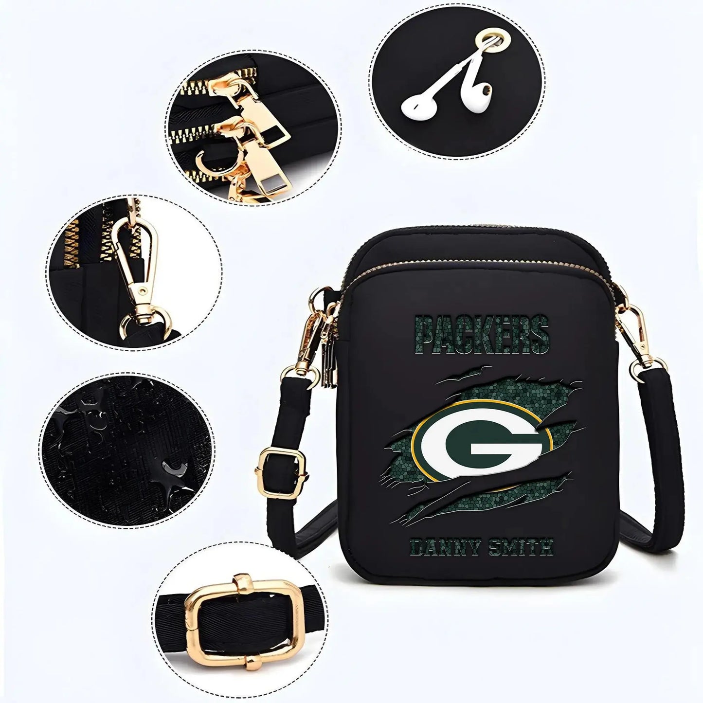 Green Bay Packers Mini Crossbody Bag for Women New Trending 2025 AZBT2DMCB000040