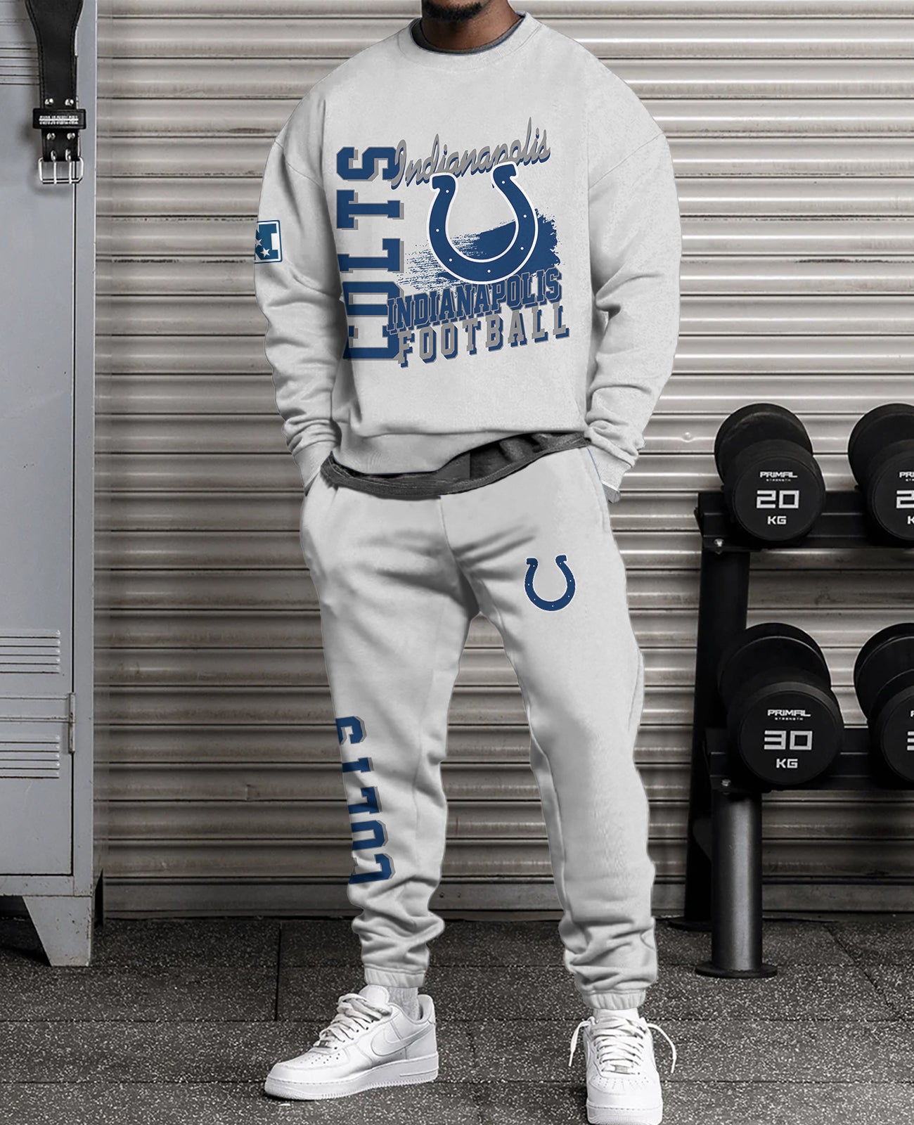 Indianapolis Colts Combo 3D Sweatsuit and Sweatpants Unisex CBSP126