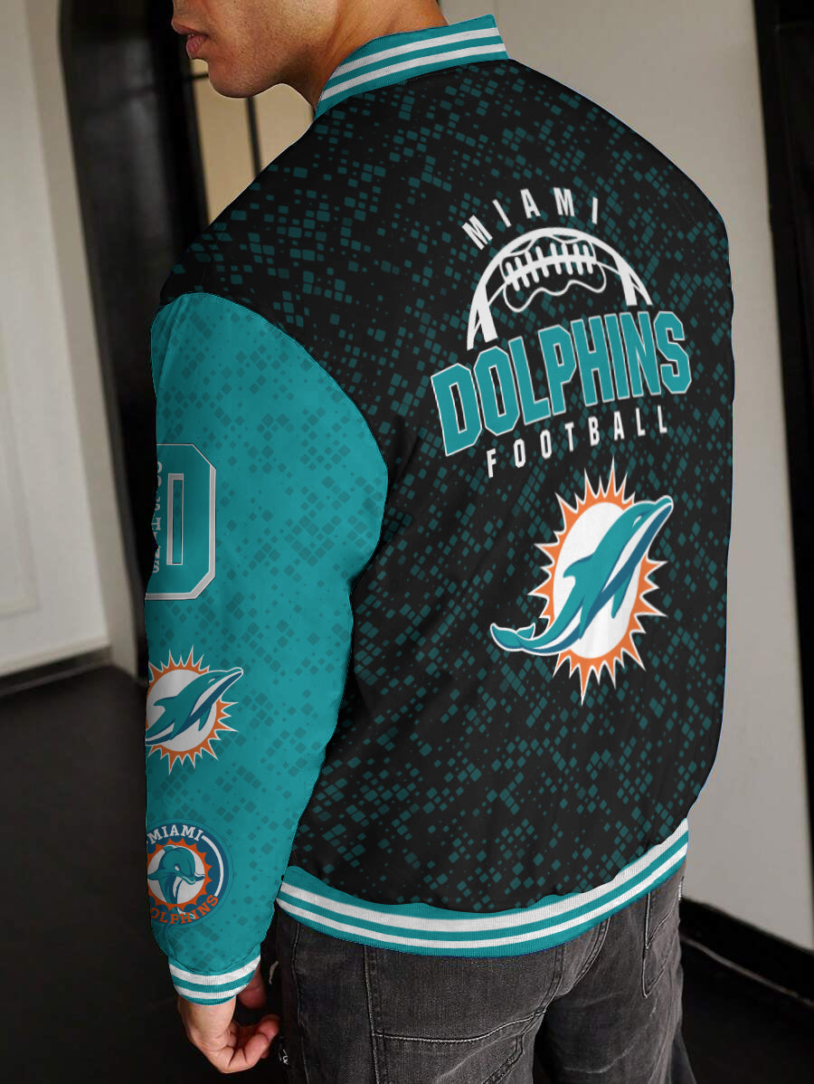 Miami Dolphins National Football League Varsity Jacket AZBTVJK000437