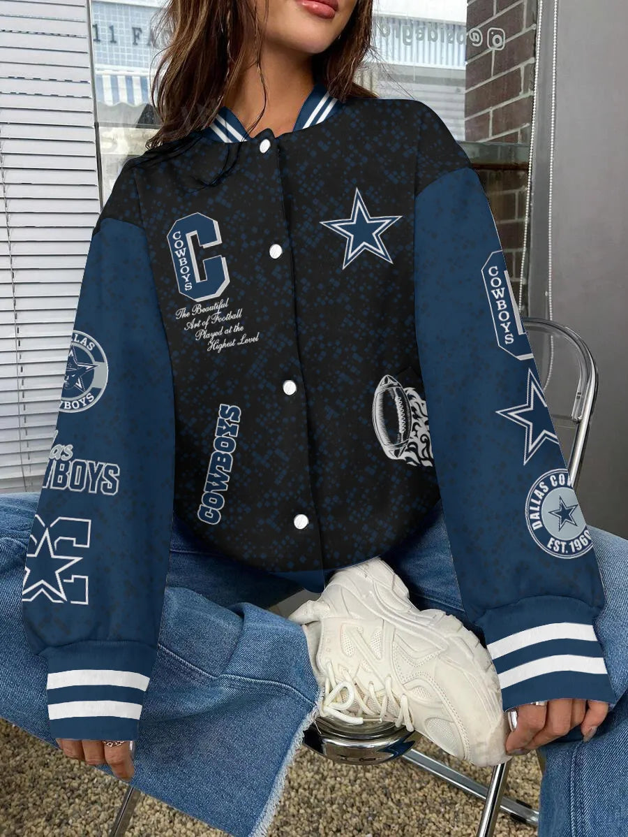 Dallas Cowboys National Football League Varsity Jacket AZBTVJK000551