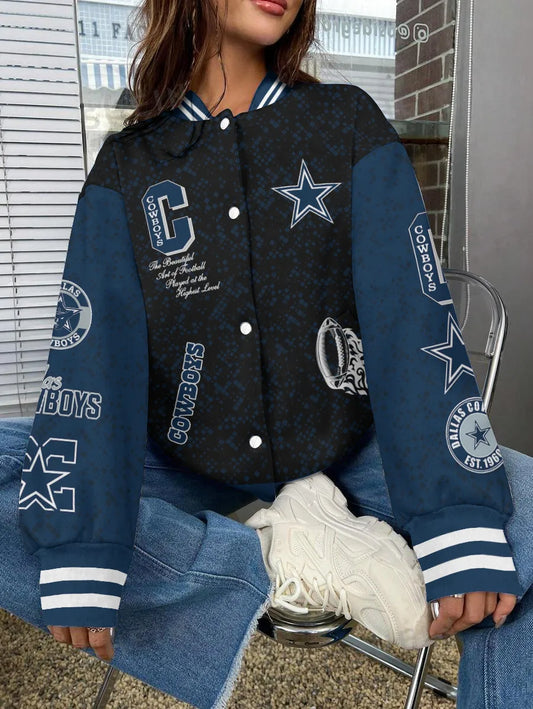 Dallas Cowboys National Football League Varsity Jacket AZBTVJK000551