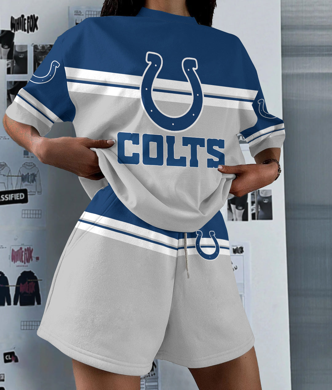 Indianapolis Colts Limited Edition Top And Shorts Two-Piece Suits