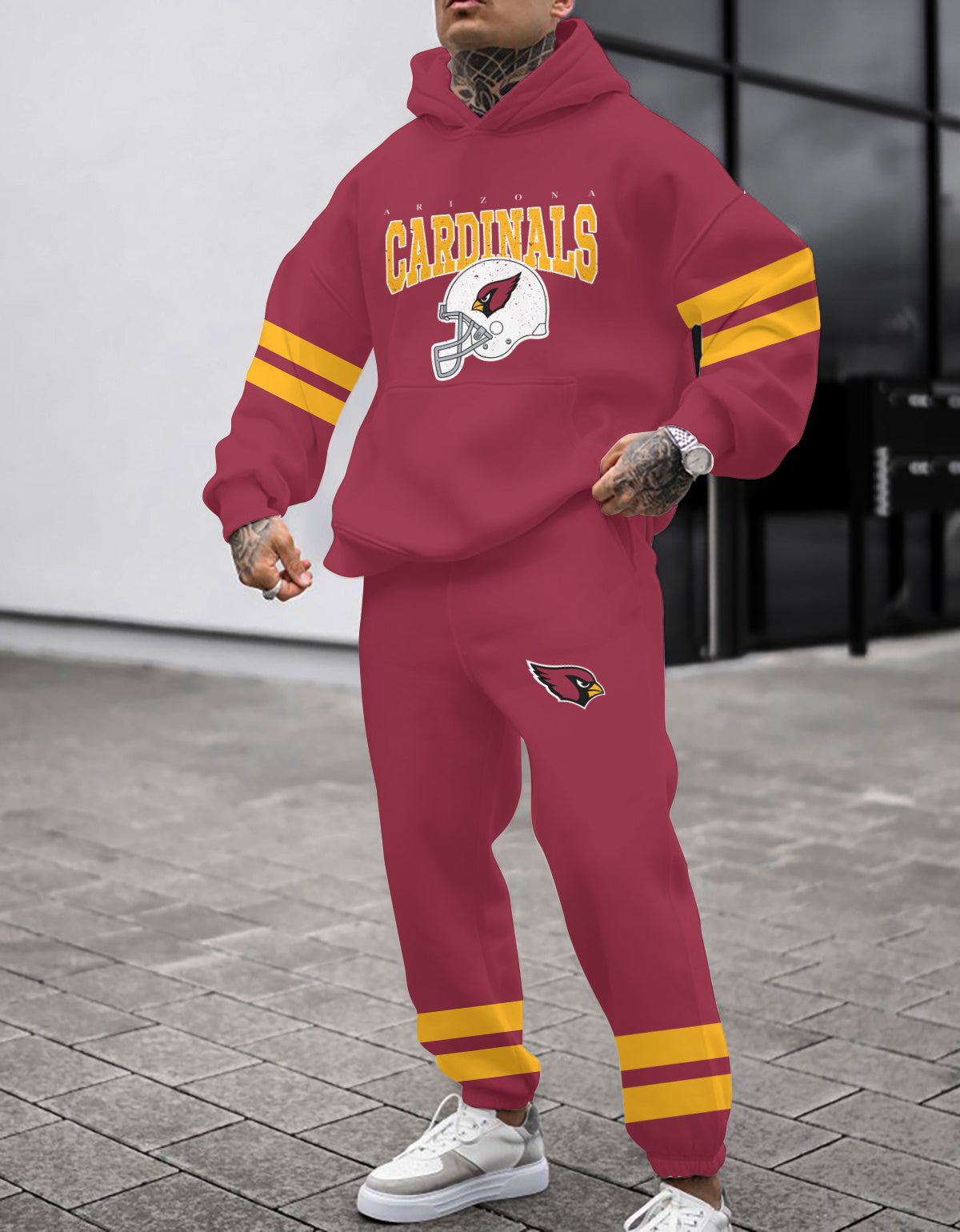 Arizona Cardinals Combo Pullover Hoodie And Sweatpants AZBTPHSP000222