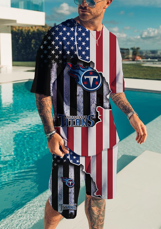 Tennessee Titans T-shirt and Shorts AZTS618