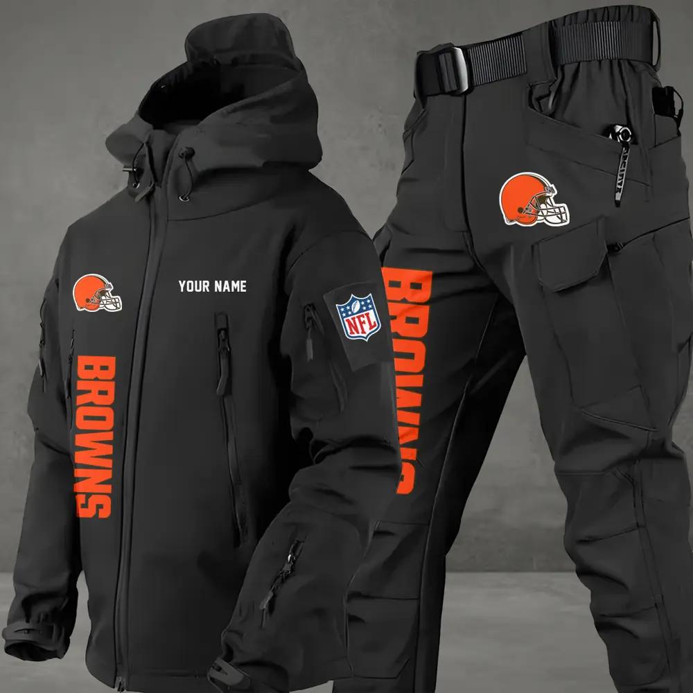 Cleveland Browns Outdoor Jacket and Pants 000154