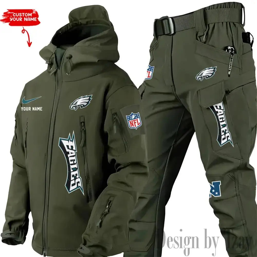 Philadelphia Eagles Outdoor Jacket and Pants 000051