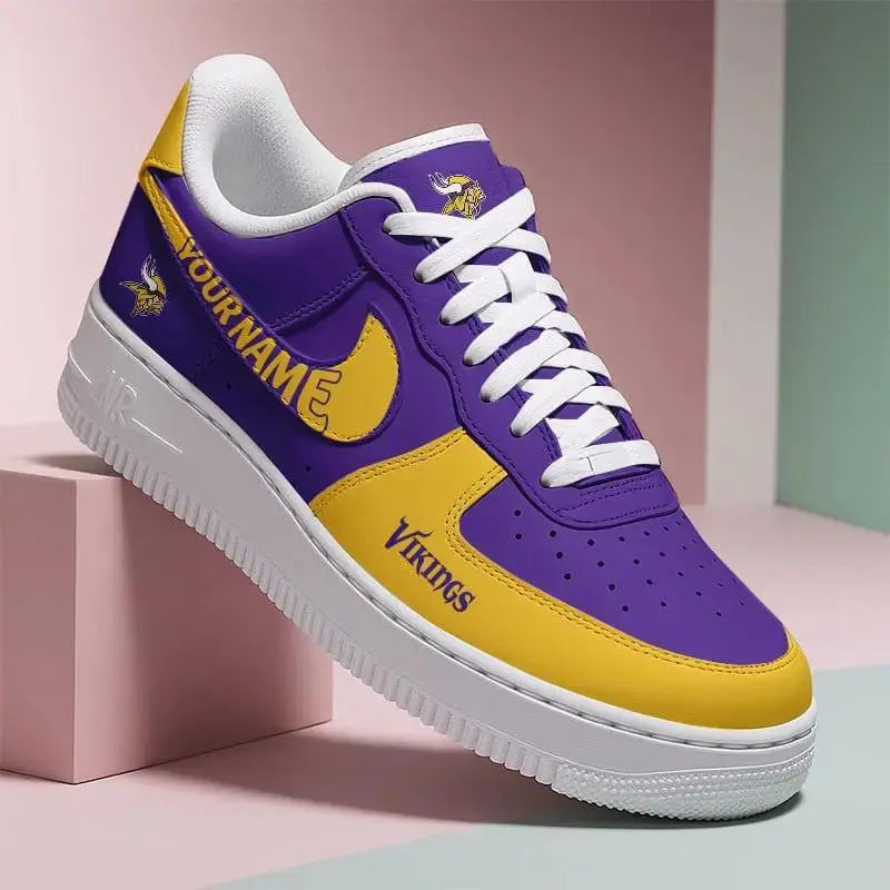 Minnesota Vikings New Personalized AF1-1 Sneakers 2025 AZBTAF1N000021