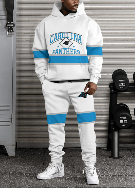 Carolina Panthers Combo Pullover Hoodie And Sweatpants AZBTPHSP000265