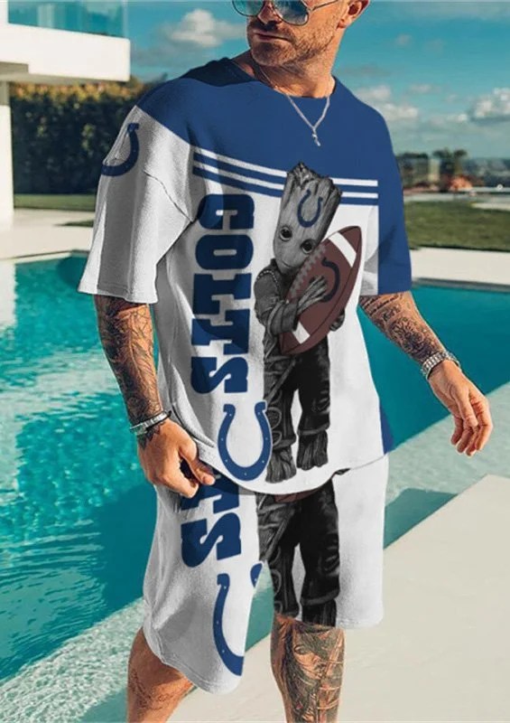 Indianapolis Colts T-shirt and Shorts AZTS519