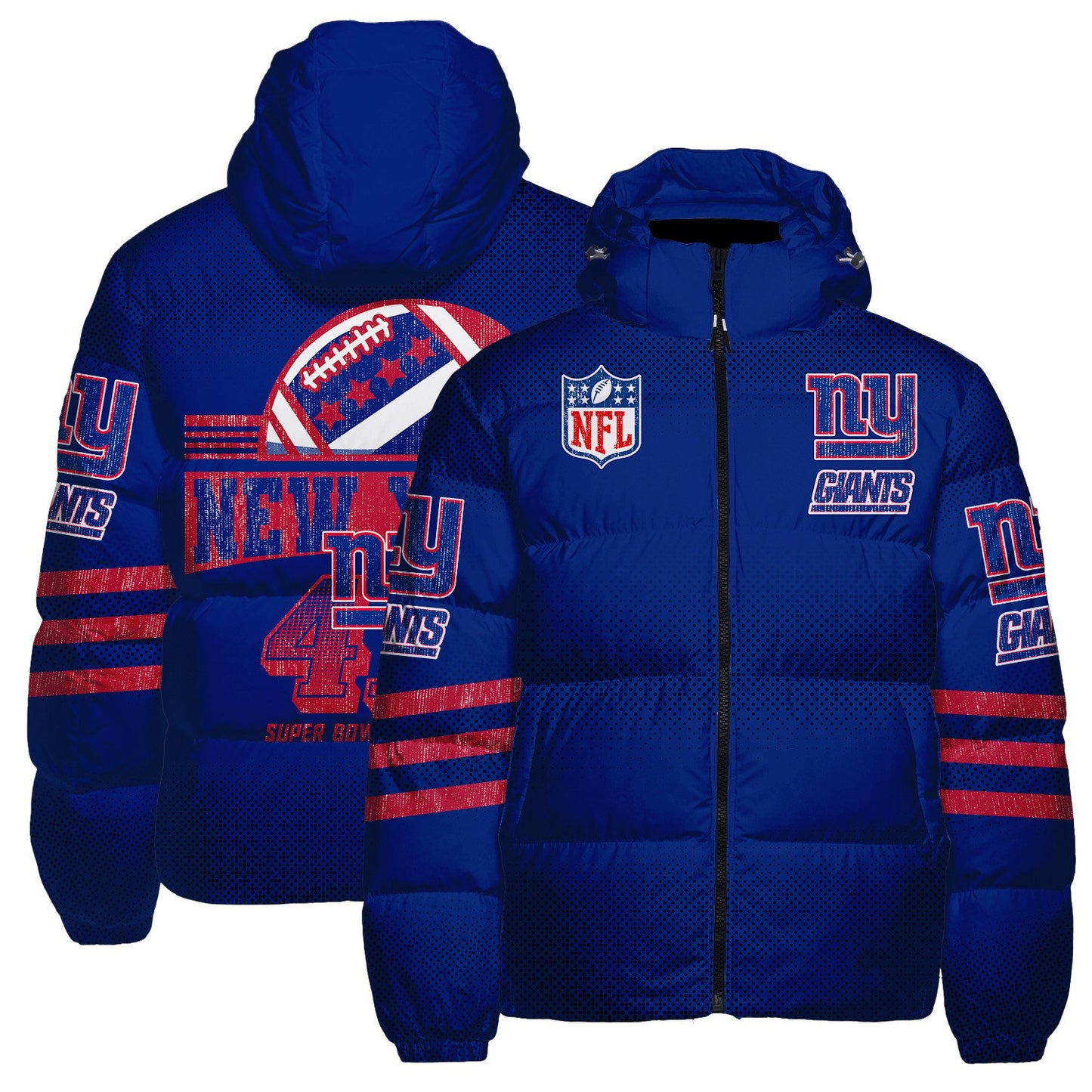 New York Giants CozyCloud Down Jacket AZBTDWJ000349