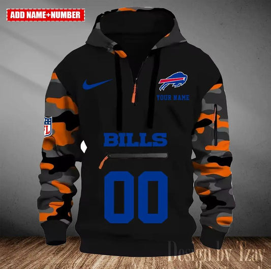 Buffalo Bills Camouflage Hooded Sweatshirt HA03