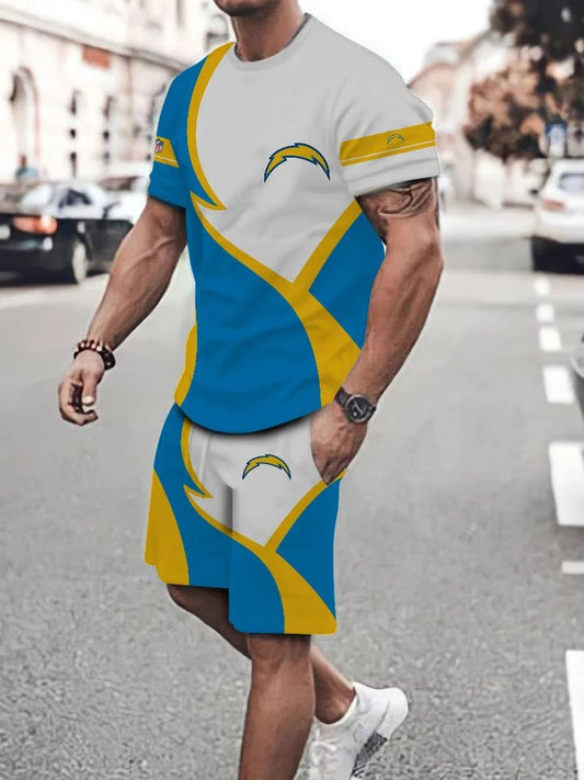Los Angeles Chargers T-shirt and Shorts AZTS549