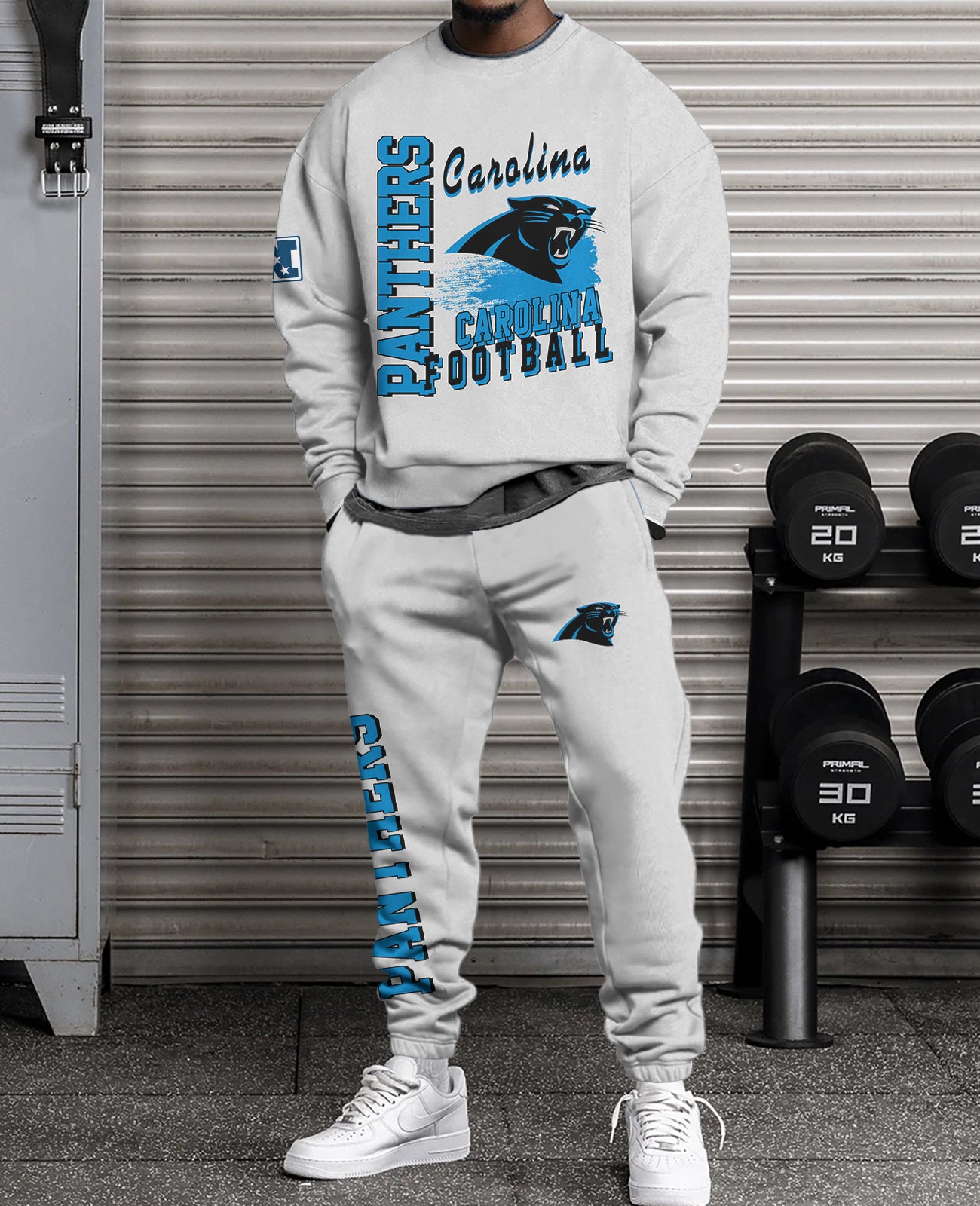Carolina Panthers Combo 3D Sweatsuit and Sweatpants Unisex CBSP144