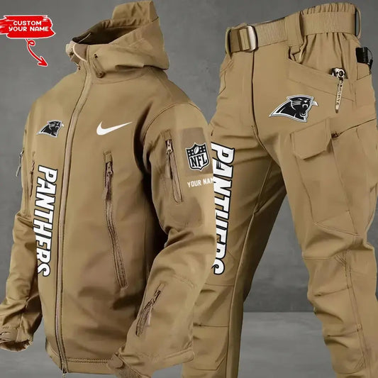 Carolina Panthers Outdoor Jacket and Pants 000023