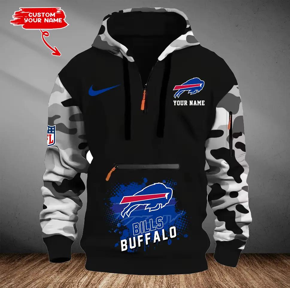 Buffalo Bills Camouflage Hooded Sweatshirt HA35
