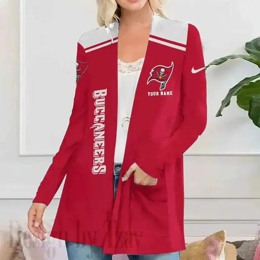 Tampa Bay Buccaneers Women Patch Pocket Cardigan BT187
