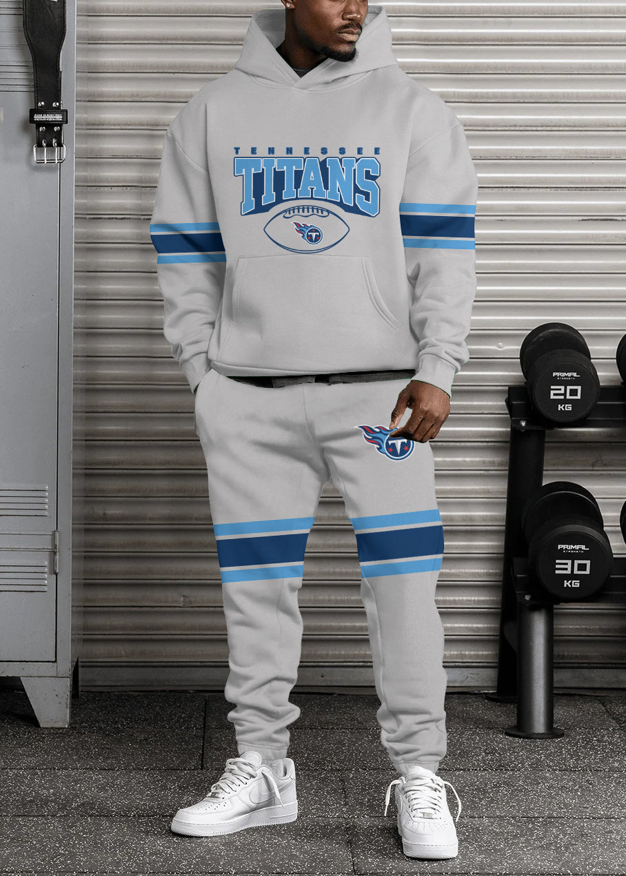 Tennessee Titans Combo Pullover Hoodie And Sweatpants AZBTPHSP000357