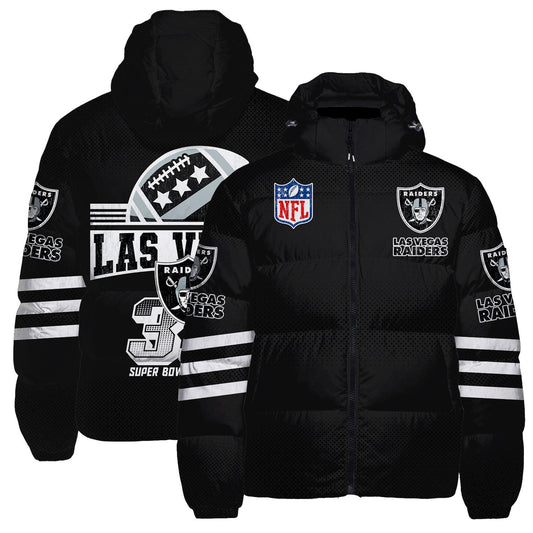 Las Vegas Raiders CozyCloud Down Jacket AZBTDWJ000376