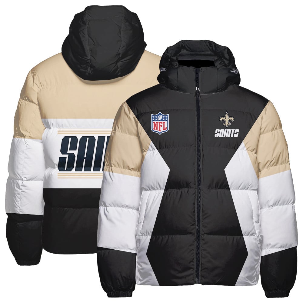 New Orleans Saints CozyCloud Down Jacket AZBTDWJ000297