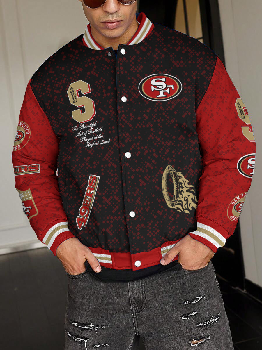 San Francisco 49ers National Football League Varsity Jacket AZBTVJK000523