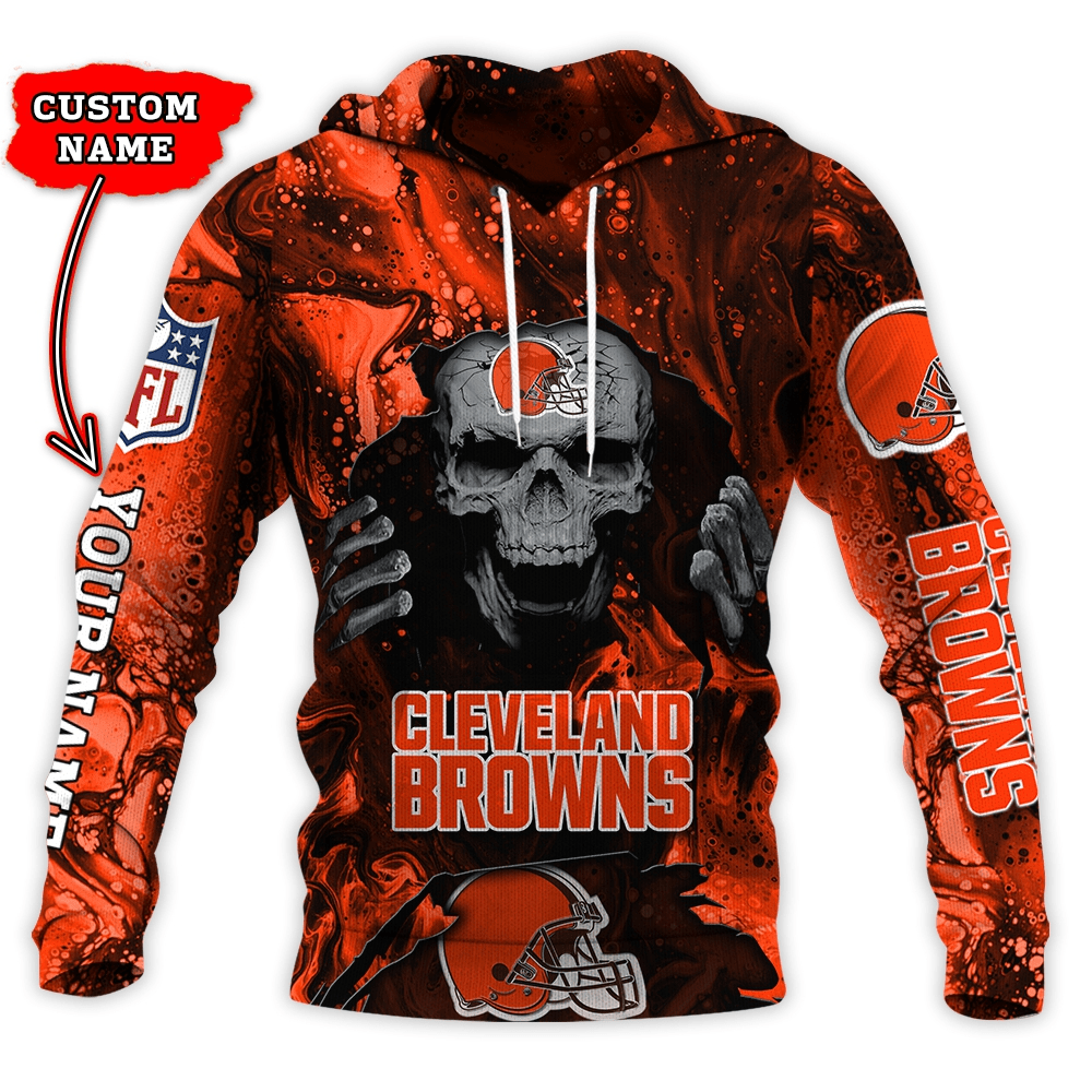 Cleveland Browns Personalized Hoodie and Joggers AZCHD982