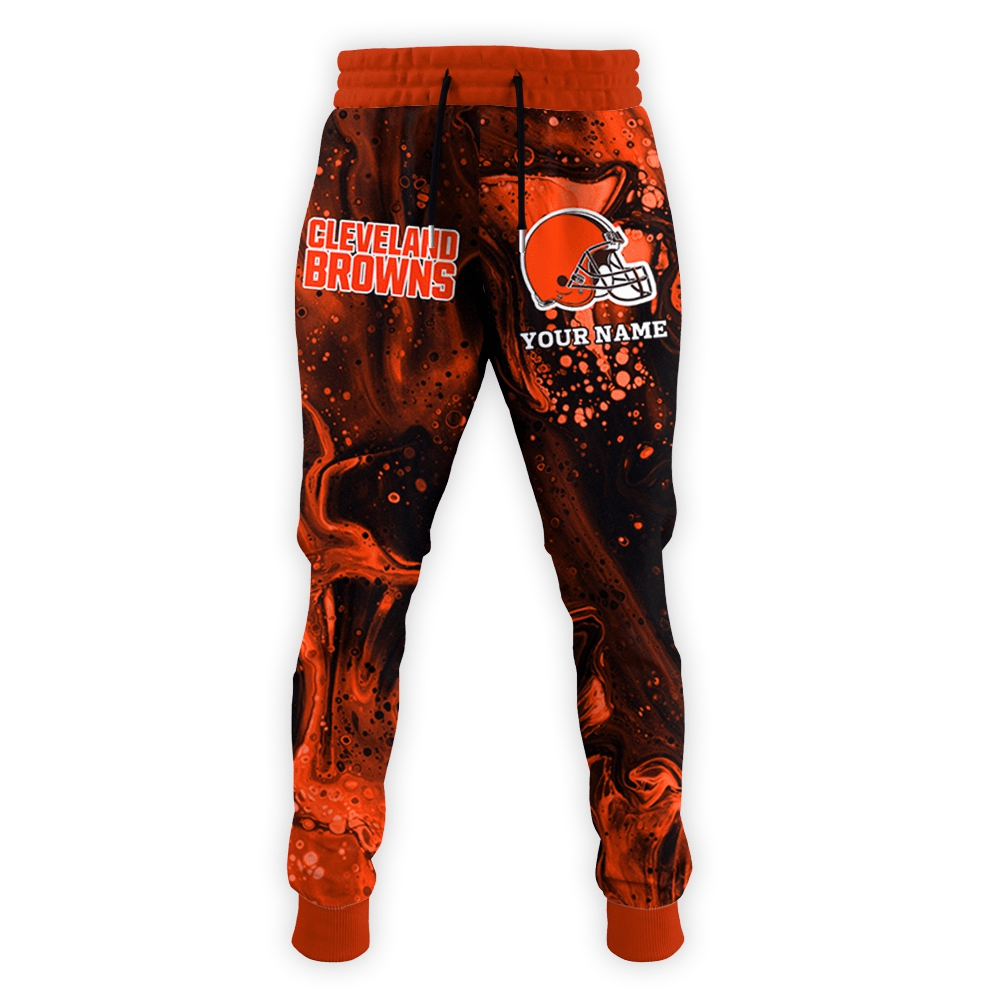 Cleveland Browns Personalized Hoodie and Joggers AZCHD982