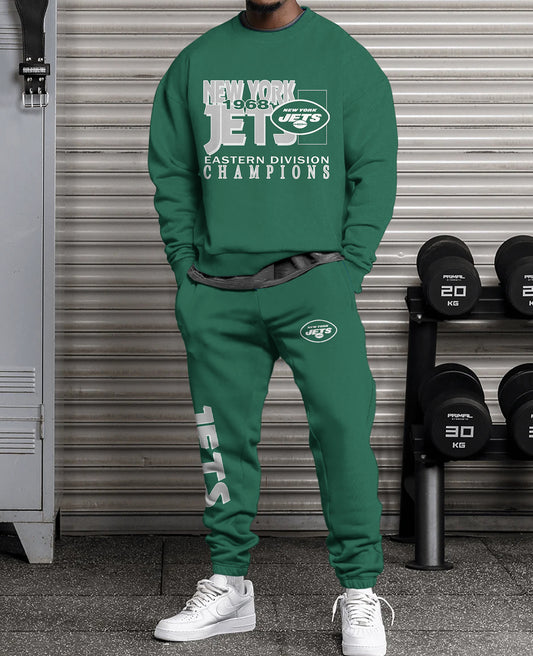 New York Jets Combo 3D Sweatsuit and Sweatpants Unisex CBSP31