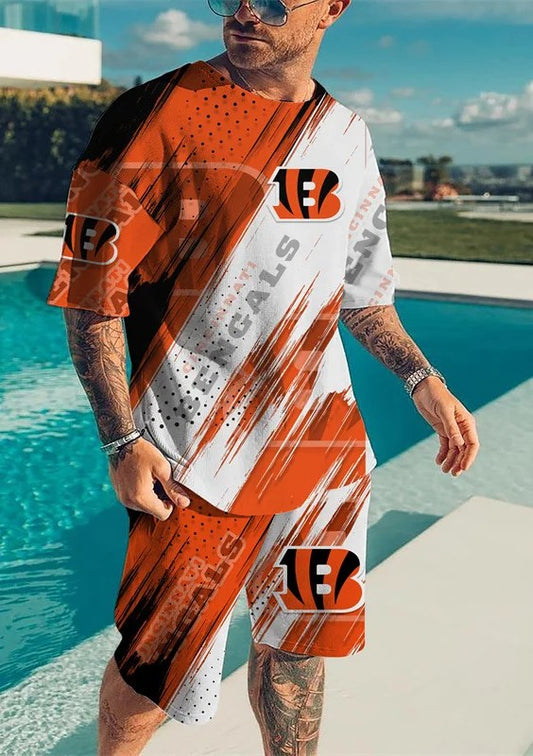 Cincinnati Bengals T-shirt and Shorts AZTS258