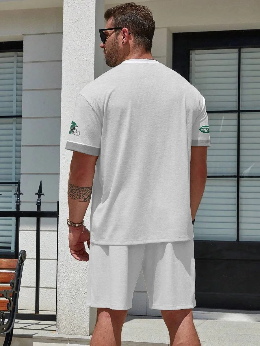 New York Jets T-shirt and Shorts AZBTTSAS000040