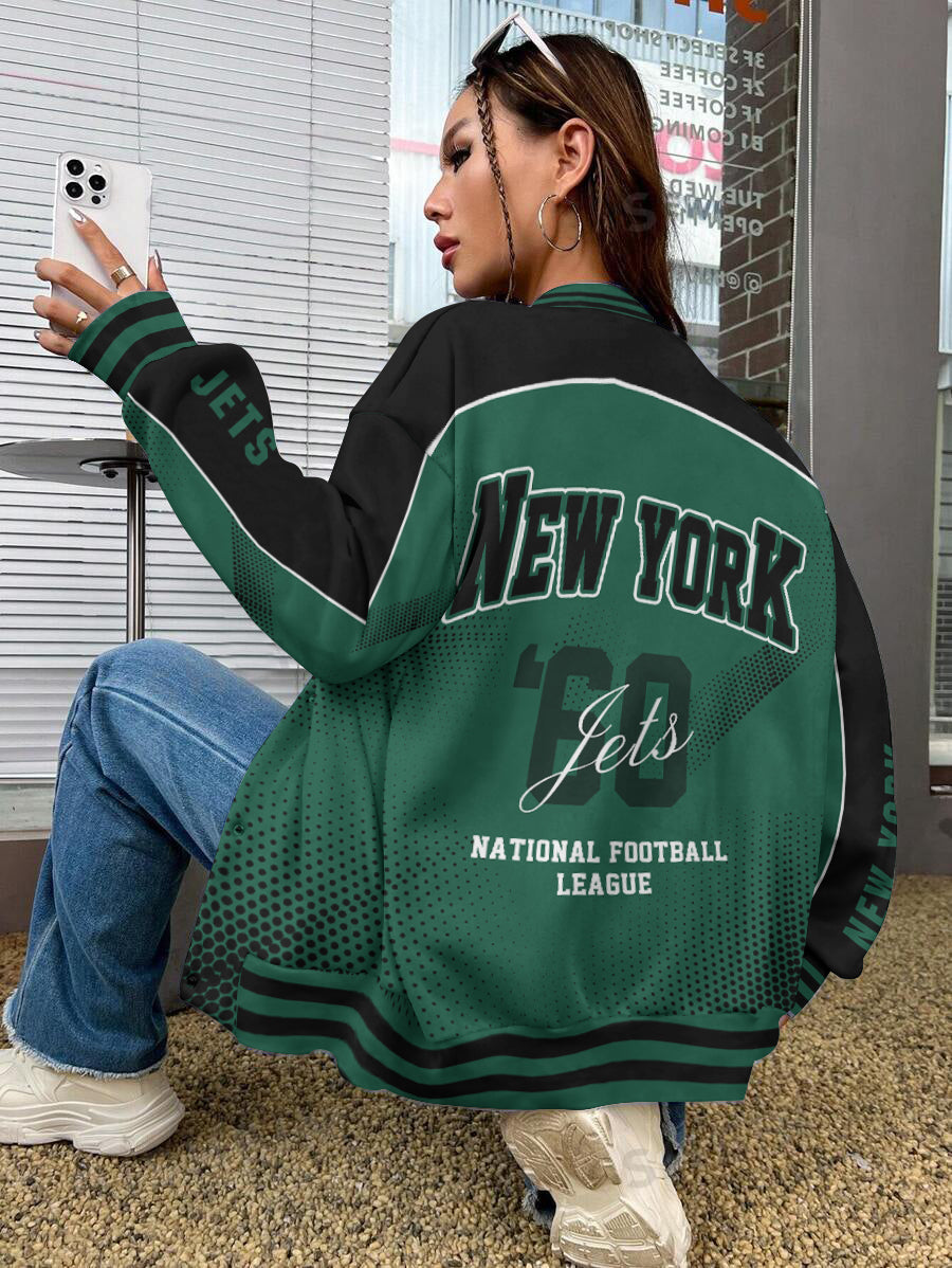 New York Jets National Football League Varsity Jacket AZBTVJK000589