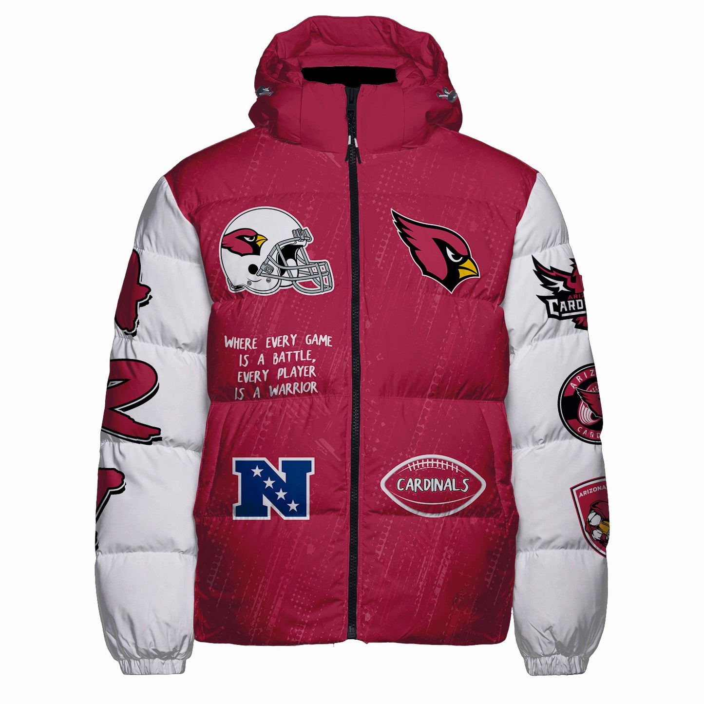 Arizona Cardinals CozyCloud Down Jacket AZBTDWJ000186