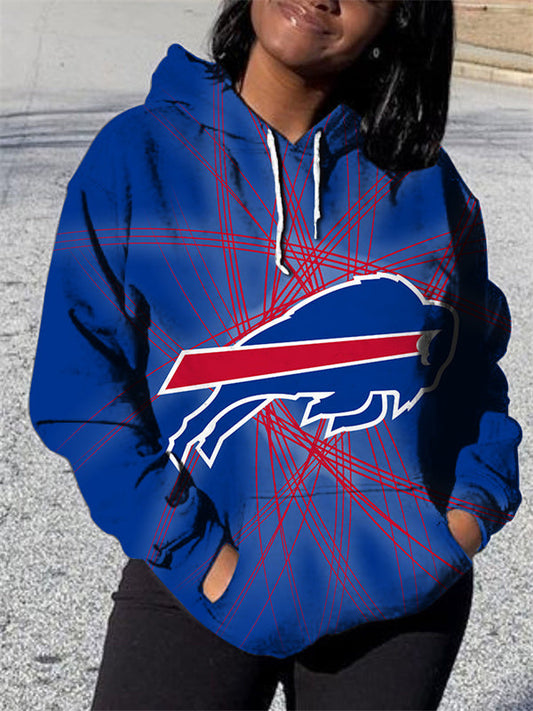 Buffalo Bills 3D Printed Pocket Pullover Hoodie AZBTPH000156