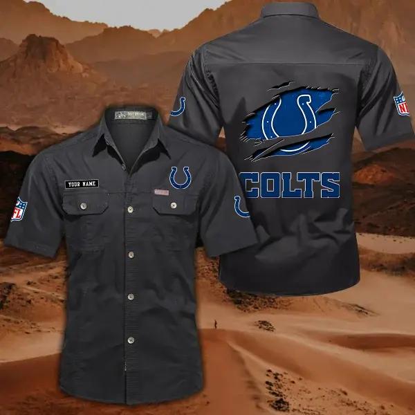 Indianapolis Colts Men’s Short Sleeve Cargo Shirts New 2025 AZBT2DCGS000014
