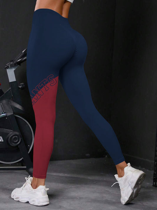 New York Giants High Waist Push Up Printed Leggings (3)