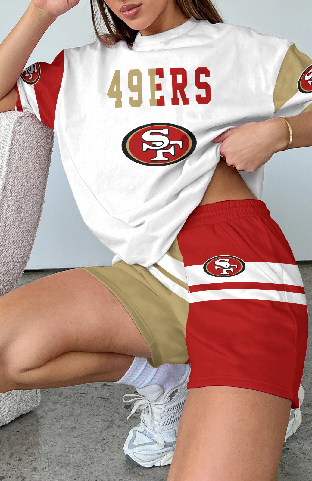 San Francisco 49ers  Limited Edition Top And Shorts Two-Piece Suits
