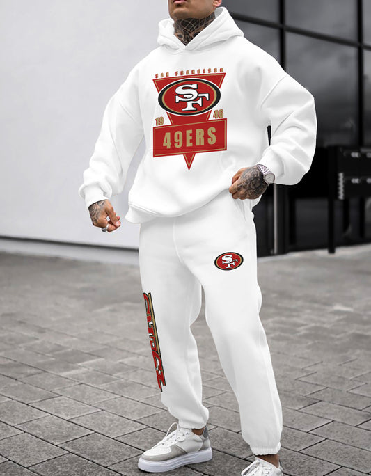 San Francisco 49ers Combo Pullover Hoodie And Sweatpants AZBTPHSP000494
