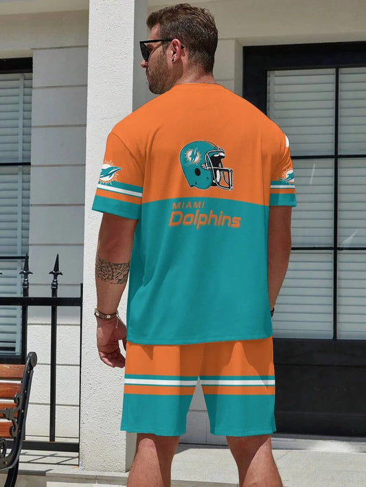 Miami Dolphins T-shirt and Shorts AZBTTSAS000055