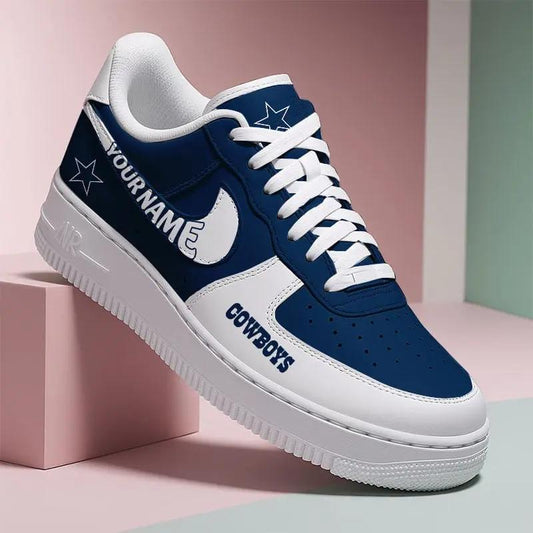 Dallas Cowboys New Personalized AF1-1 Sneakers 2025 AZBTAF1N000009