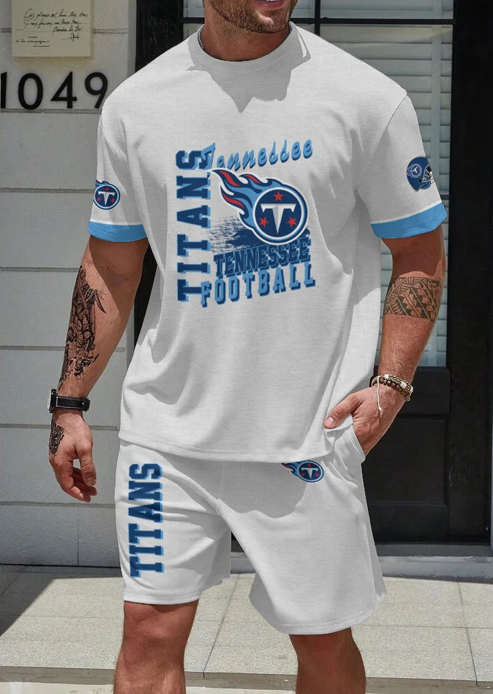 Tennessee Titans T-shirt and Shorts AZBTTSAS000010