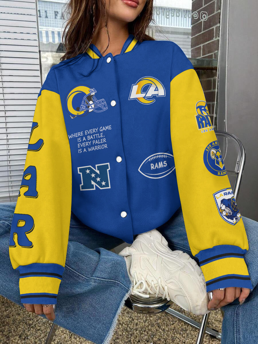Los Angeles Rams National Football League Varsity Jacket AZBTVJK000626