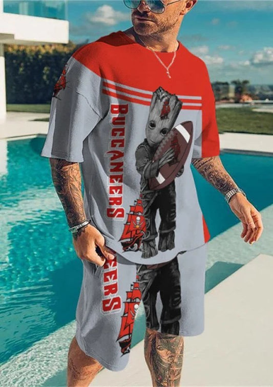 Tampa Bay Buccaneers T-shirt and Shorts AZTS431