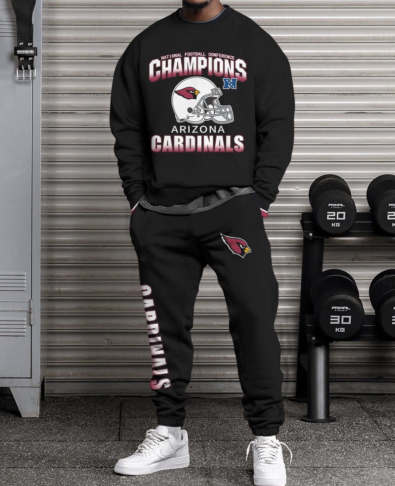 Arizona Cardinals Combo 3D Sweatsuit and Sweatpants Unisex CBSP448